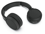 PHILIPS AUDIO TAH4205XTBK/00 BLUETOOTH 5.0, BASS BOOSTER, QUICK CHARGING UPTO 29H PLAYTIME, 32MM DRIVER, COMPACT FOLDING DESIGN BLUETOOTH WIRELESS ON EAR HEADPHONES WITH MIC (BLACK) - SWIFT PERIPHERALSTAH4205XTBK/00