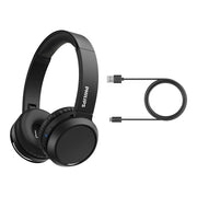 PHILIPS AUDIO TAH4205XTBK/00 BLUETOOTH 5.0, BASS BOOSTER, QUICK CHARGING UPTO 29H PLAYTIME, 32MM DRIVER, COMPACT FOLDING DESIGN BLUETOOTH WIRELESS ON EAR HEADPHONES WITH MIC (BLACK) - SWIFT PERIPHERALSTAH4205XTBK/00