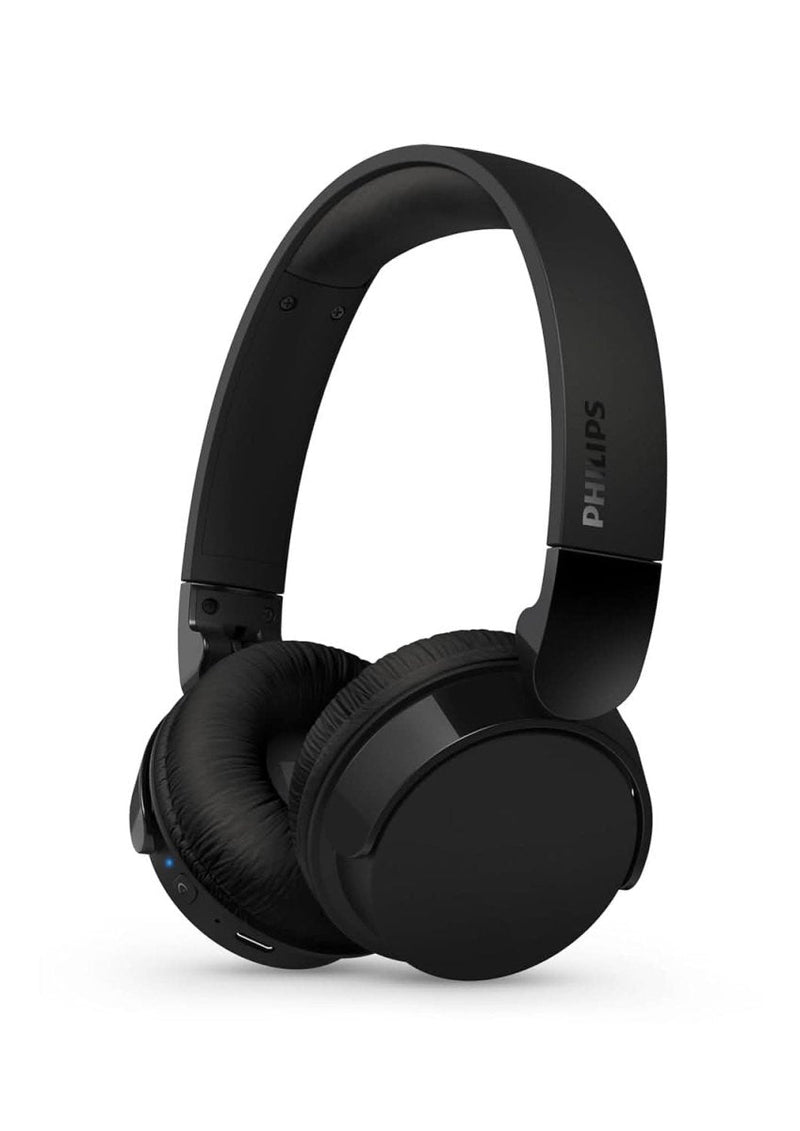 PHILIPS AUDIO TAH4209BK/00 BLUETOOTH HEADPHONES,LIGHTWEIGHT AND FOLDABLE DESIGN, 32MM NEODYNAMIC DRIVERS, 55H PLAYTIME, USB TYPE - C FAST CHARGING, BUILT - IN MIC FOR SMARTPHONE, LAPTOP, TABLET (BLACK) - SWIFT PERIPHERALS1093893