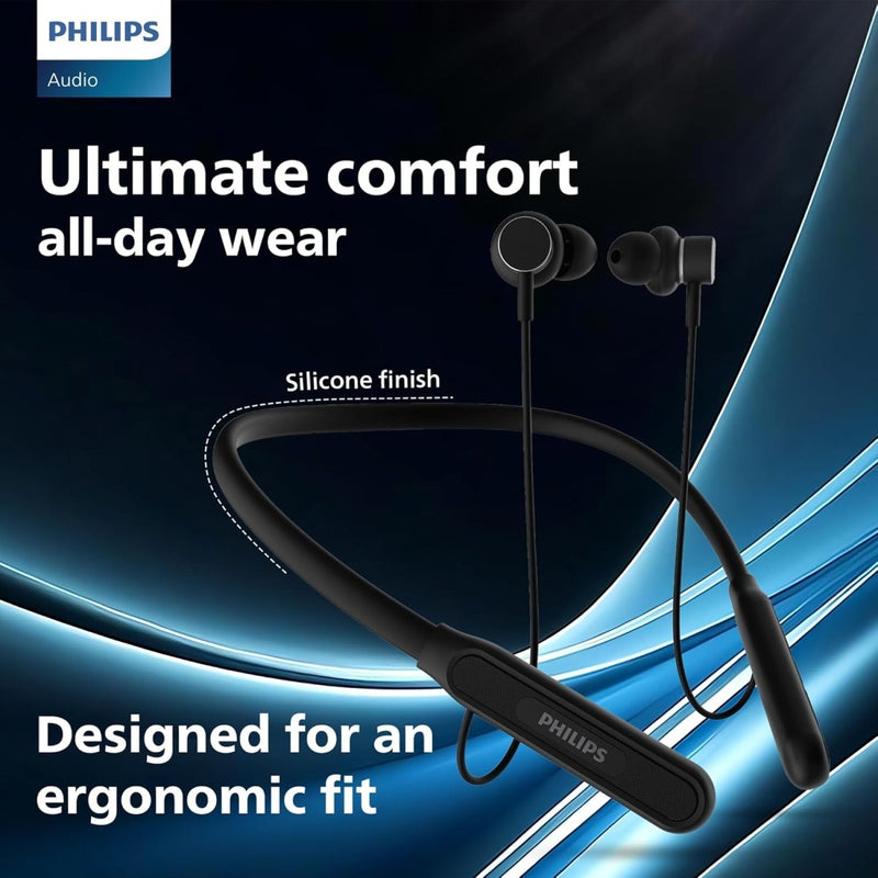 PHILIPS NECKBAND WIRELESS IN EAR - NECKBAND TAN1150BK/94 - SWIFT PERIPHERALS1093572