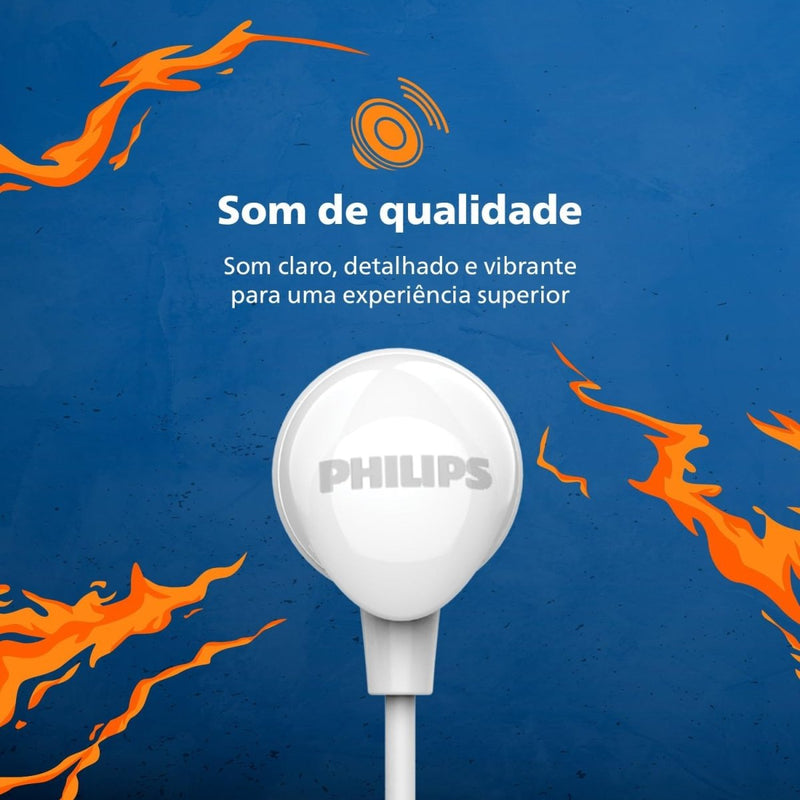 PHILIPS TAE2146WT/00 TYPE USB - C IN - EAR HEADPHONE WITH DYNAMIC BASS AND MIC AND 1.2M LENGTH IN WHITE - SWIFT PERIPHERALS1094095