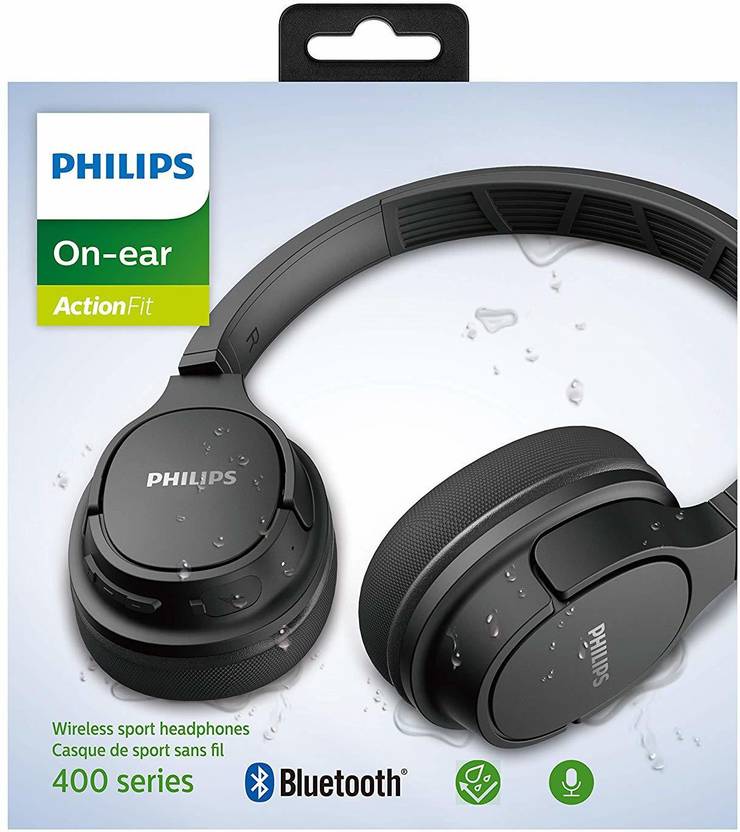 PHILIPS TASH402BK/00 WIRELESS WITH MIC BLUETOOTH (BLACK, ON THE EAR) - SWIFT PERIPHERALSTASH402BK/00