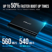PNY CS900 120GB 2.5 - Inch SATA III Internal SSD with 515 MB/s Read Speed and 490 MB/s Write Speed - SWIFT PERIPHERALSSSD7CS900-120-RB