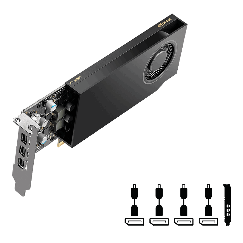 PNY NVIDIA RTX A1000 8GB GRAPHICS CARD - SWIFT PERIPHERALS1092031