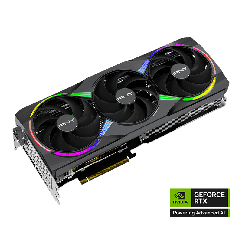 PNY RTX 5080 OC 16GB GDDR7 TRIPLE FAN ARGB OC GRAPHICS CARD - SWIFT PERIPHERALS1093145