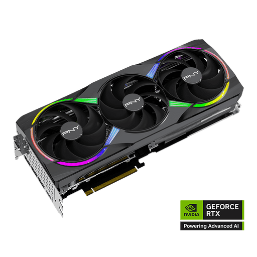 PNY RTX 5080 OC 16GB GDDR7 TRIPLE FAN ARGB OC GRAPHICS CARD - SWIFT PERIPHERALS1093145