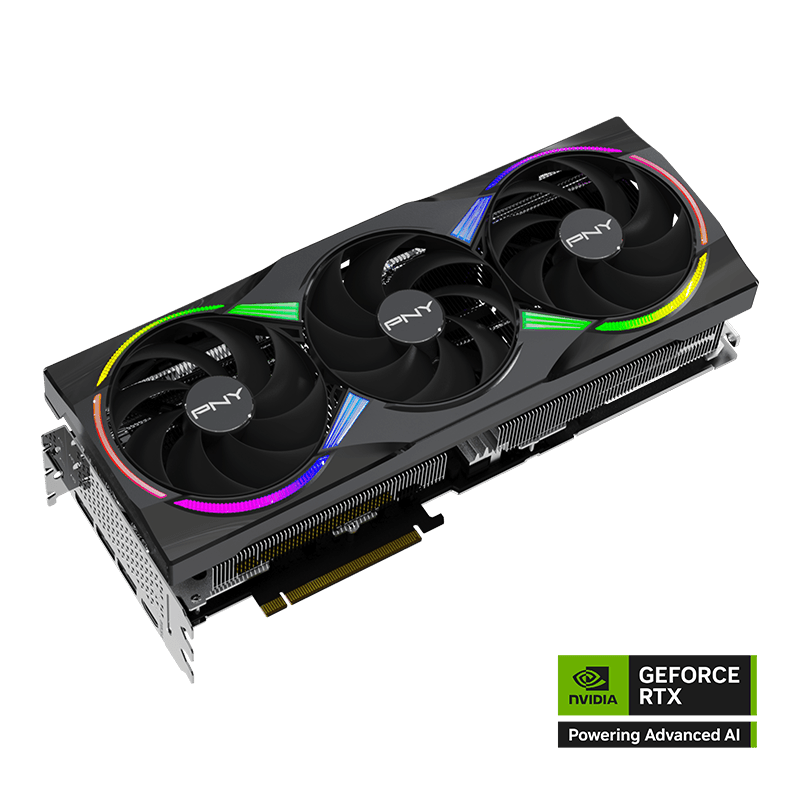 PNY RTX 5090 OC TRIPLE FAN 32GB ARGB OC GDDR7 GRAPHICS CARD - SWIFT PERIPHERALS1093232