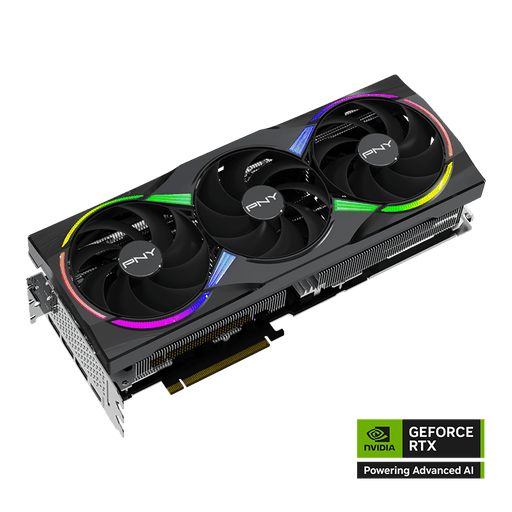 PNY RTX 5090 OC TRIPLE FAN 32GB ARGB OC GDDR7 GRAPHICS CARD - SWIFT PERIPHERALS1093232