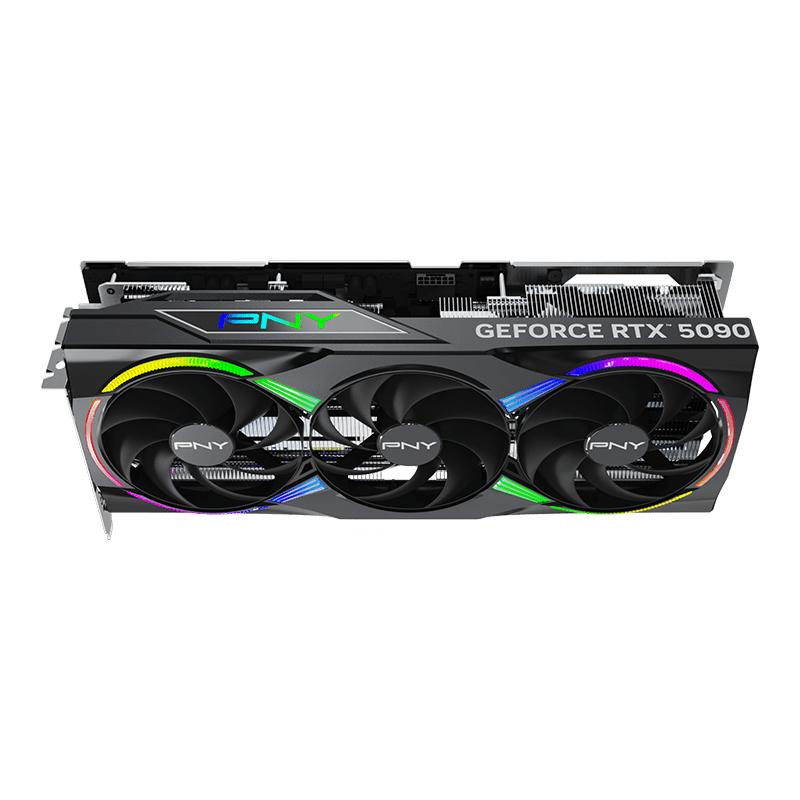 PNY RTX 5090 OC TRIPLE FAN 32GB ARGB OC GDDR7 GRAPHICS CARD - SWIFT PERIPHERALS1093232