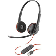Poly Blackwire 3200 Headset with Mic and Dedicated Media Control Buttons - SWIFT PERIPHERALS209745-22