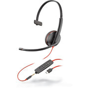 Poly Blackwire 3200 Headset with Mic and Dedicated Media Control Buttons - SWIFT PERIPHERALS209745-22