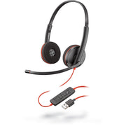 Poly Blackwire 3200 Headset with Mic and Dedicated Media Control Buttons - SWIFT PERIPHERALS209745-22