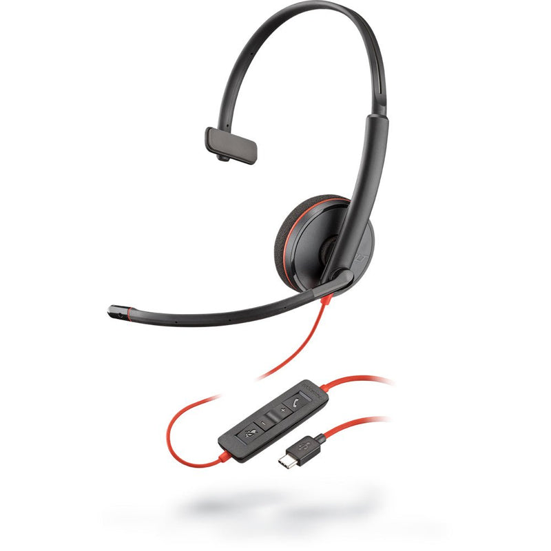 Poly Blackwire 3200 Headset with Mic and Dedicated Media Control Buttons - SWIFT PERIPHERALS209745-22