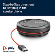 Poly Calisto P3200 USB - A Tabletop Omnidirectional Wired Speaker with Built - In Microphone - SWIFT PERIPHERALS‎210900-01