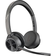 Poly Voyager 4320 - M Microsoft Teams Certified Bluetooth Wireless Headset with Charging Stand - Black - SWIFT PERIPHERALS77Z00AA