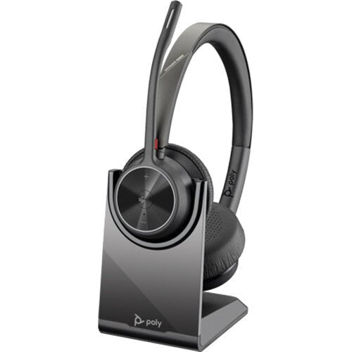 Poly Voyager 4320 - M Microsoft Teams Certified Bluetooth Wireless Headset with Charging Stand - Black - SWIFT PERIPHERALS77Z00AA