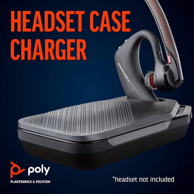 POLY Voyager 5200 UC Active Noise Cancellation Mono Bluetooth Headset with Charging Case - SWIFT PERIPHERALS‎206110-101