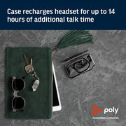 POLY Voyager 5200 UC Active Noise Cancellation Mono Bluetooth Headset with Charging Case - SWIFT PERIPHERALS‎206110-101