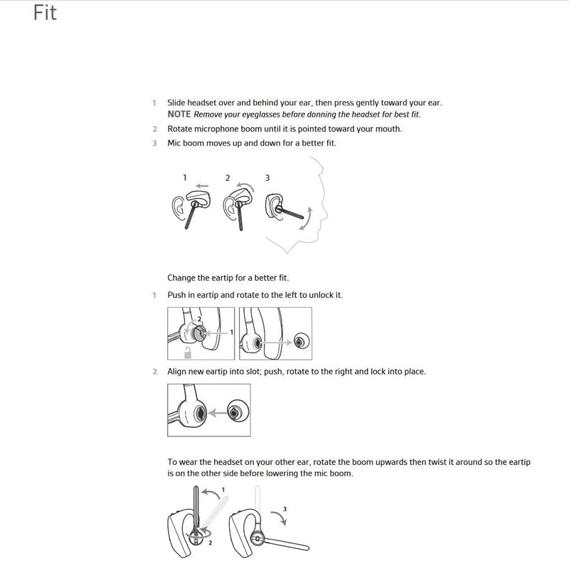 POLY Voyager 5200 UC Active Noise Cancellation Mono Bluetooth Headset with Charging Case - SWIFT PERIPHERALS‎206110-101