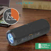 Portronics Breeze II POR - 698 Bluetooth Rechargeable Portable Stereo Speaker with Micro SD Slot and IPx6 Water Resistance - SWIFT PERIPHERALSPOR-698