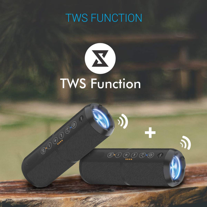 Portronics Breeze II POR - 698 Bluetooth Rechargeable Portable Stereo Speaker with Micro SD Slot and IPx6 Water Resistance - SWIFT PERIPHERALSPOR-698