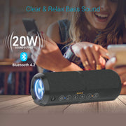 Portronics Breeze II POR - 698 Bluetooth Rechargeable Portable Stereo Speaker with Micro SD Slot and IPx6 Water Resistance - SWIFT PERIPHERALSPOR-698