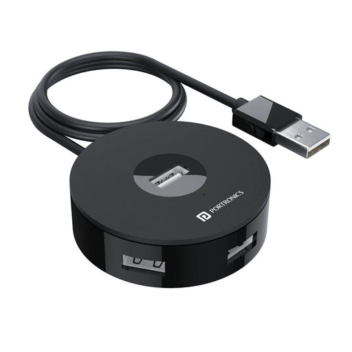 Portronics Mport 4B USB Hub with 4 USB Port and 1 USB - C Port - SWIFT PERIPHERALSPOR-1563