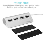 Portronics POR - 717 MPort 24 USB 2.0 Hub with 4 USB Ports and Aluminum Build - SWIFT PERIPHERALSPOR-717