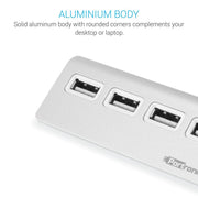 Portronics POR - 717 MPort 24 USB 2.0 Hub with 4 USB Ports and Aluminum Build - SWIFT PERIPHERALSPOR-717
