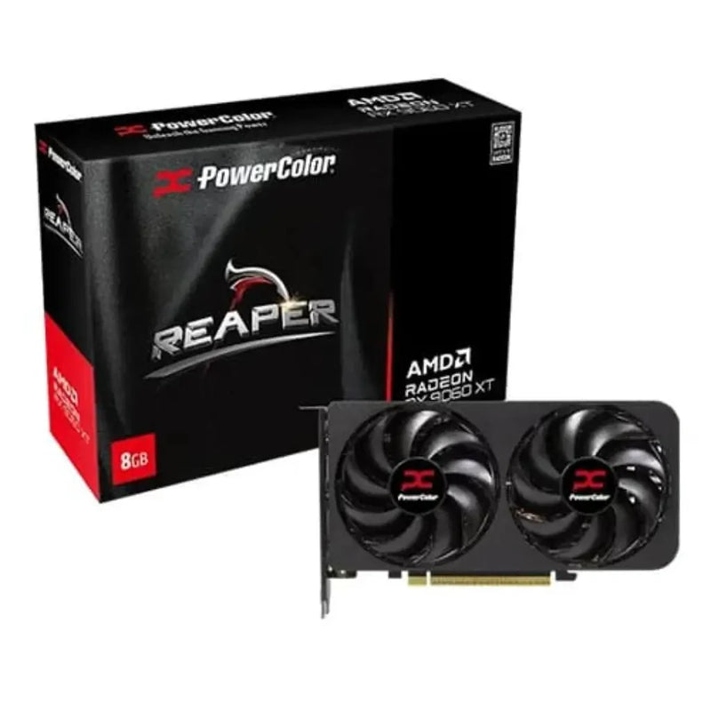PowerColor Reaper AMD Radeon RX 9060 XT 8GB GDDR6 Graphics Card - SWIFT PERIPHERALSRX9060XT 8G-A