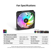 PROLAB AI360 LCD AIO LIQUID COOLER ARGB BLACK - SWIFT PERIPHERALS1094456