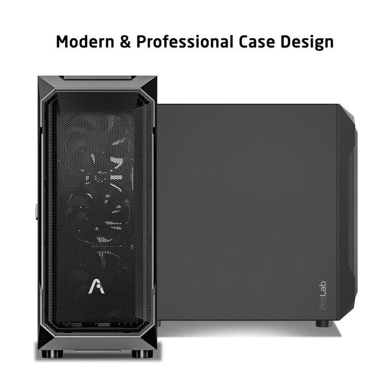 PROLAB DESIGN AI628 WORKSTATION COMPUTER CASE BLACK - SWIFT PERIPHERALS1094491