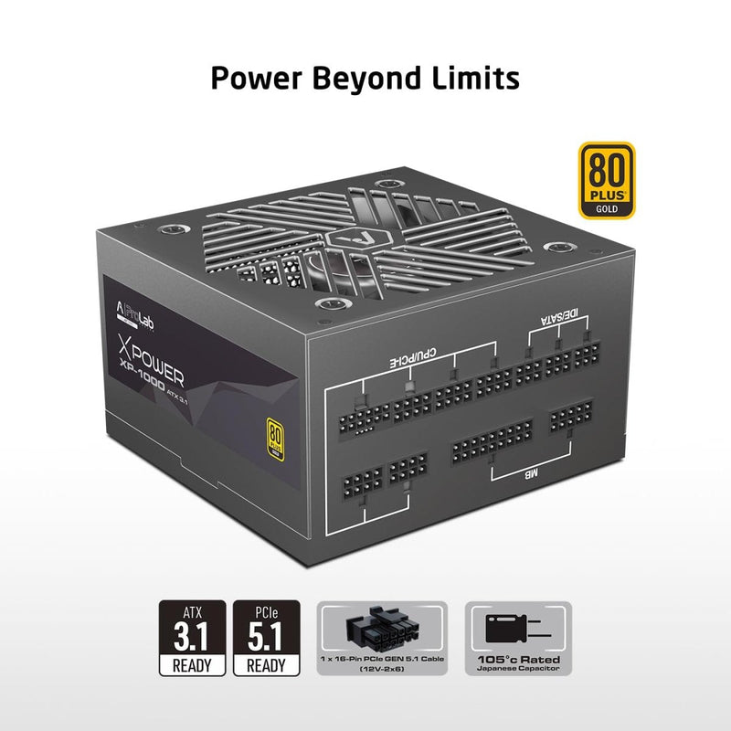 PROLAB DESIGN XPOWER XP - 1000 POWER SUPPLY UNIT ATX 3.1 - SWIFT PERIPHERALS1092874