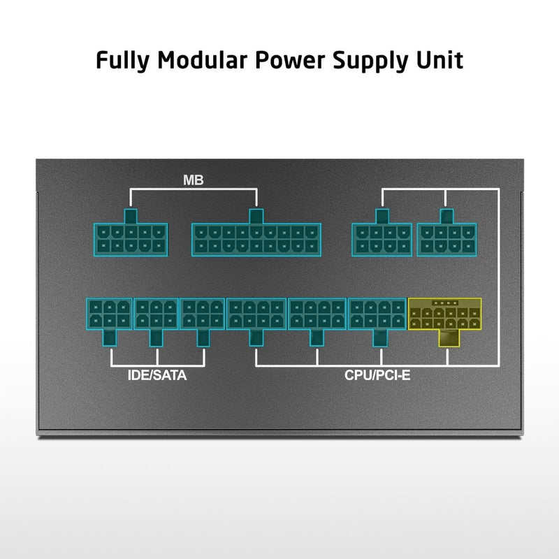 PROLAB DESIGN XPOWER XP - 1000 POWER SUPPLY UNIT ATX 3.1 - SWIFT PERIPHERALS1092874