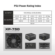 PROLAB DESIGN XPOWER XP - 750 POWER SUPPLY UNIT - SWIFT PERIPHERALSPLDN0001