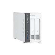 QNAP TS - 216G Quad Core 2 Bay 2.5GbE Desktop Network Attached Storage - White - SWIFT PERIPHERALSTS-216G