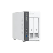 QNAP TS - 216G Quad Core 2 Bay 2.5GbE Desktop Network Attached Storage - White - SWIFT PERIPHERALSTS-216G