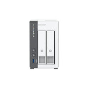 QNAP TS - 216G Quad Core 2 Bay 2.5GbE Desktop Network Attached Storage - White - SWIFT PERIPHERALSTS-216G