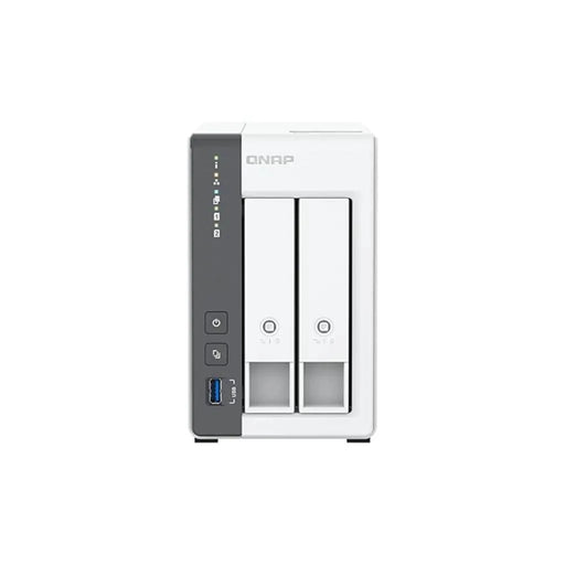 QNAP TS - 216G Quad Core 2 Bay 2.5GbE Desktop Network Attached Storage - White - SWIFT PERIPHERALSTS-216G