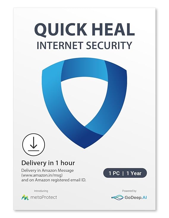QUICK HEAL INTERNET SECURITY ESSENTIALS 1USER EMAIL DELIVERY IN 2HRS - SWIFT PERIPHERALS100164