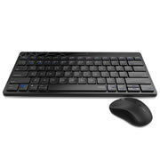 RAPOO 8000M MULTI - MODE KEYBOARD & MOUSE BLUETOOTH 3.0/4.0 WIRELESS 2.4 GHZ 1300 DPI COMBO - BLACK - SWIFT PERIPHERALS105378
