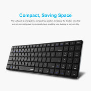 RAPOO 9300M SILENT MULTI - MODE WIRELESS KEYBOARD AND MOUSE COMBO WHITE/BLACK - SWIFT PERIPHERALS105154