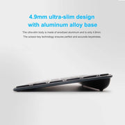 RAPOO 9300M SILENT MULTI - MODE WIRELESS KEYBOARD AND MOUSE COMBO WHITE/BLACK - SWIFT PERIPHERALS105154