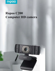 RAPOO C200 720P HD USB BLACK WEBCAM - SWIFT PERIPHERALS104711