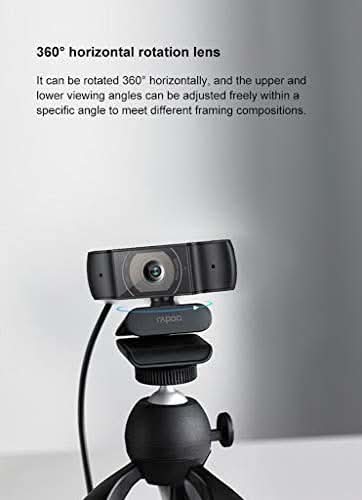 RAPOO C200 720P HD USB BLACK WEBCAM - SWIFT PERIPHERALS104711