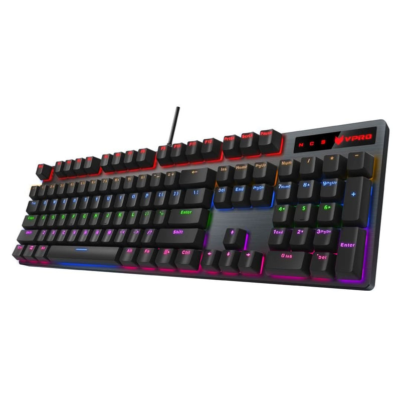 RAPOO GK500 MECHANICAL GAMING KEYBOARD BLUE SWITCHES (BLACK) - SWIFT PERIPHERALS105469