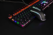 RAPOO GK500 MECHANICAL GAMING KEYBOARD BLUE SWITCHES (BLACK) - SWIFT PERIPHERALS105469