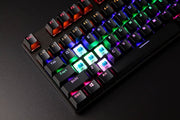 RAPOO GK500 MECHANICAL GAMING KEYBOARD BLUE SWITCHES (BLACK) - SWIFT PERIPHERALS105469
