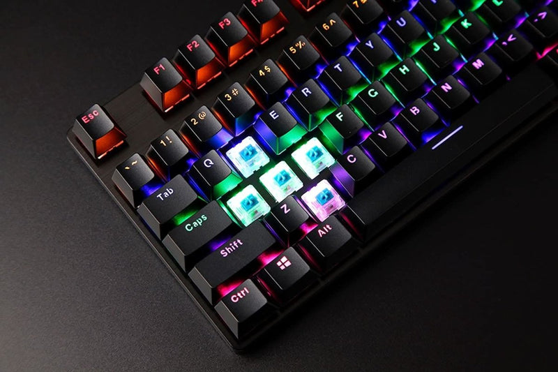 RAPOO GK500 MECHANICAL GAMING KEYBOARD BLUE SWITCHES (BLACK) - SWIFT PERIPHERALS105469