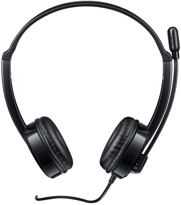 RAPOO H120 WIRED STEREO HEADSET - BLACK - SWIFT PERIPHERALS105379